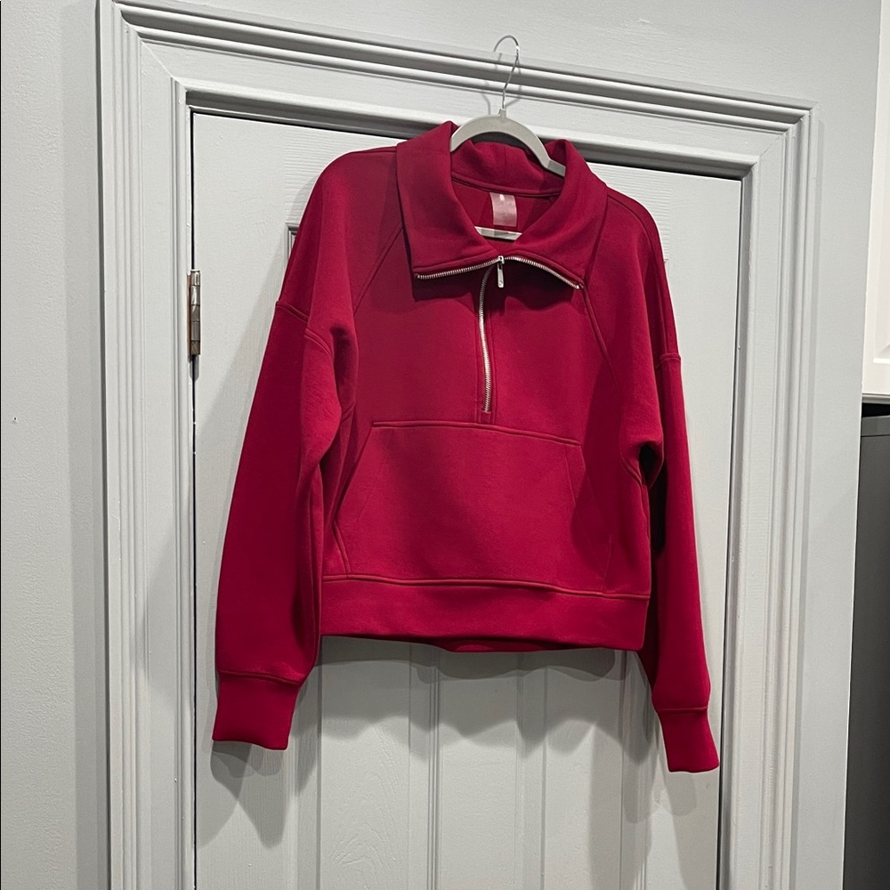 CALIA by Carrie Underwood Crimson Quarter-Zip Hoodie